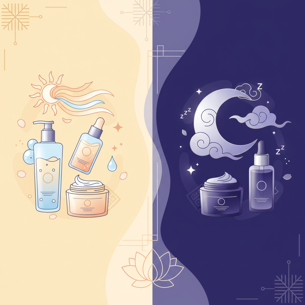 K-Beauty Secrets: Morning vs Night Skincare Routine