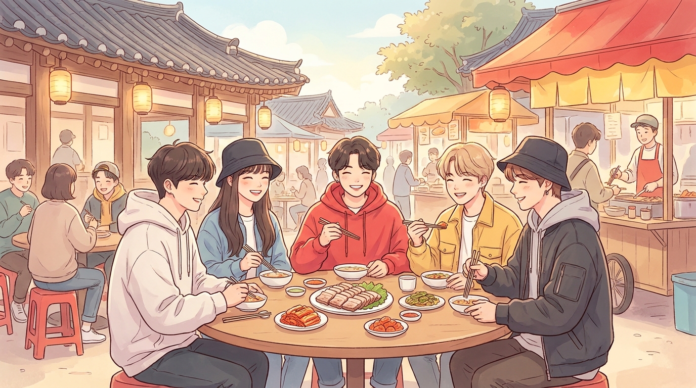 Restaurant recommendations for BTS fans (Seoul ARMY food map)