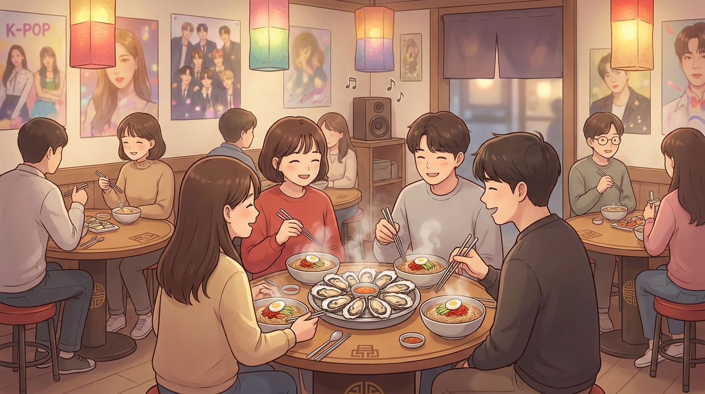 Sokcho Codari Naengmyeon Incheon Dongam Branch — A budget-friendly restaurant with steamed oysters in winter
