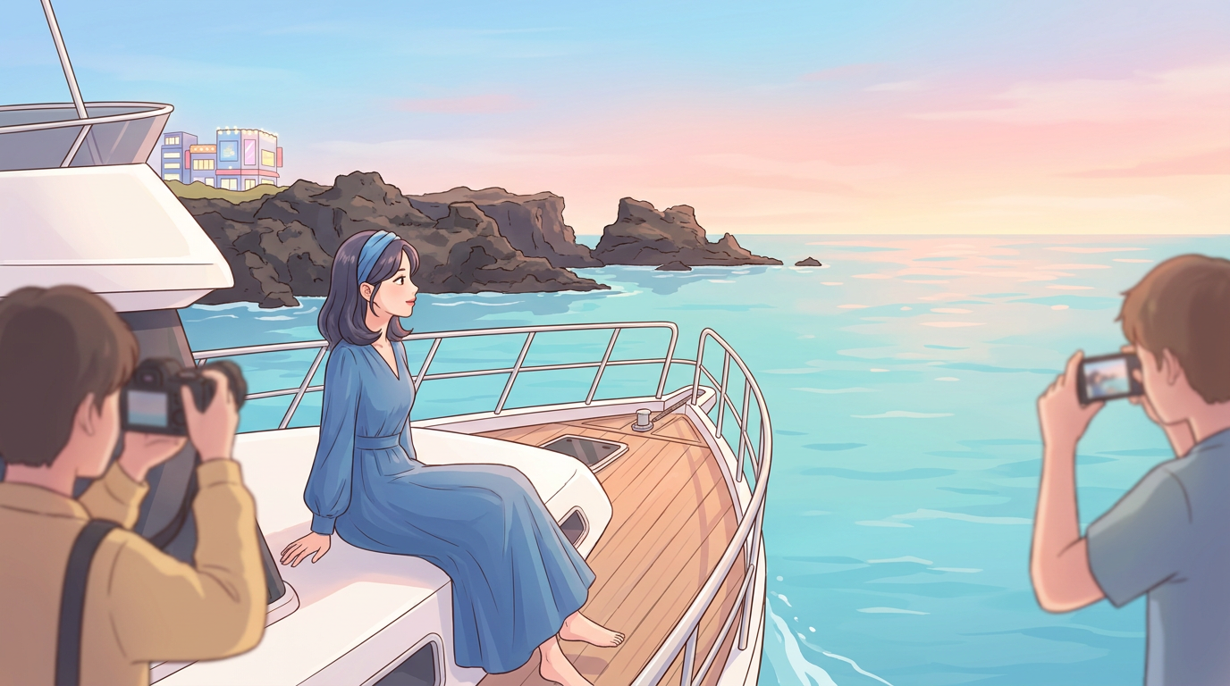 K-Pop Icon Miyana Enjoying Yacht Vacation at Sea