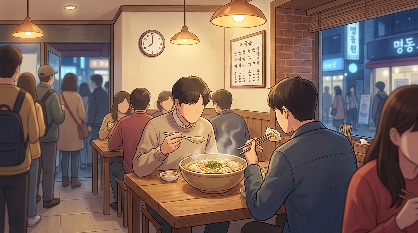 Myeongdong Kyoja — 9-Year Michelin Bib Gourmand Kalguksu Near Myeongdong Station