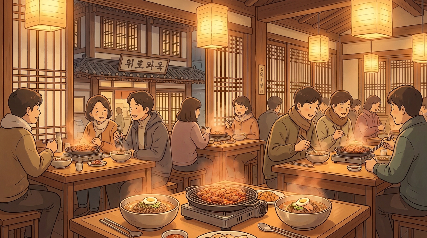 Woo Lae Oak in Euljiro — Classic Pyongyang Naengmyeon and Bulgogi Worth the Wait