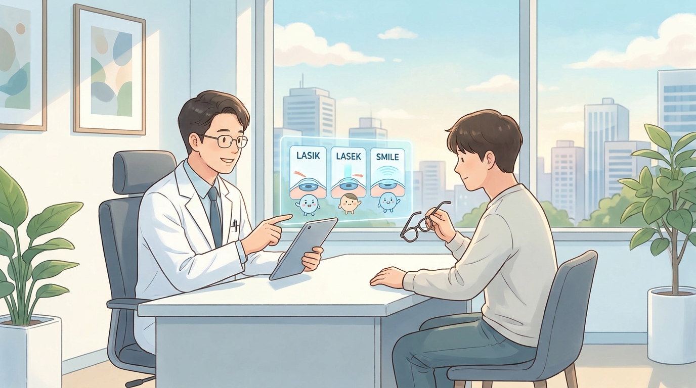 LASIK, LASEK, or SMILE? A 2026 Guide to Korea's Top Vision Correction Options