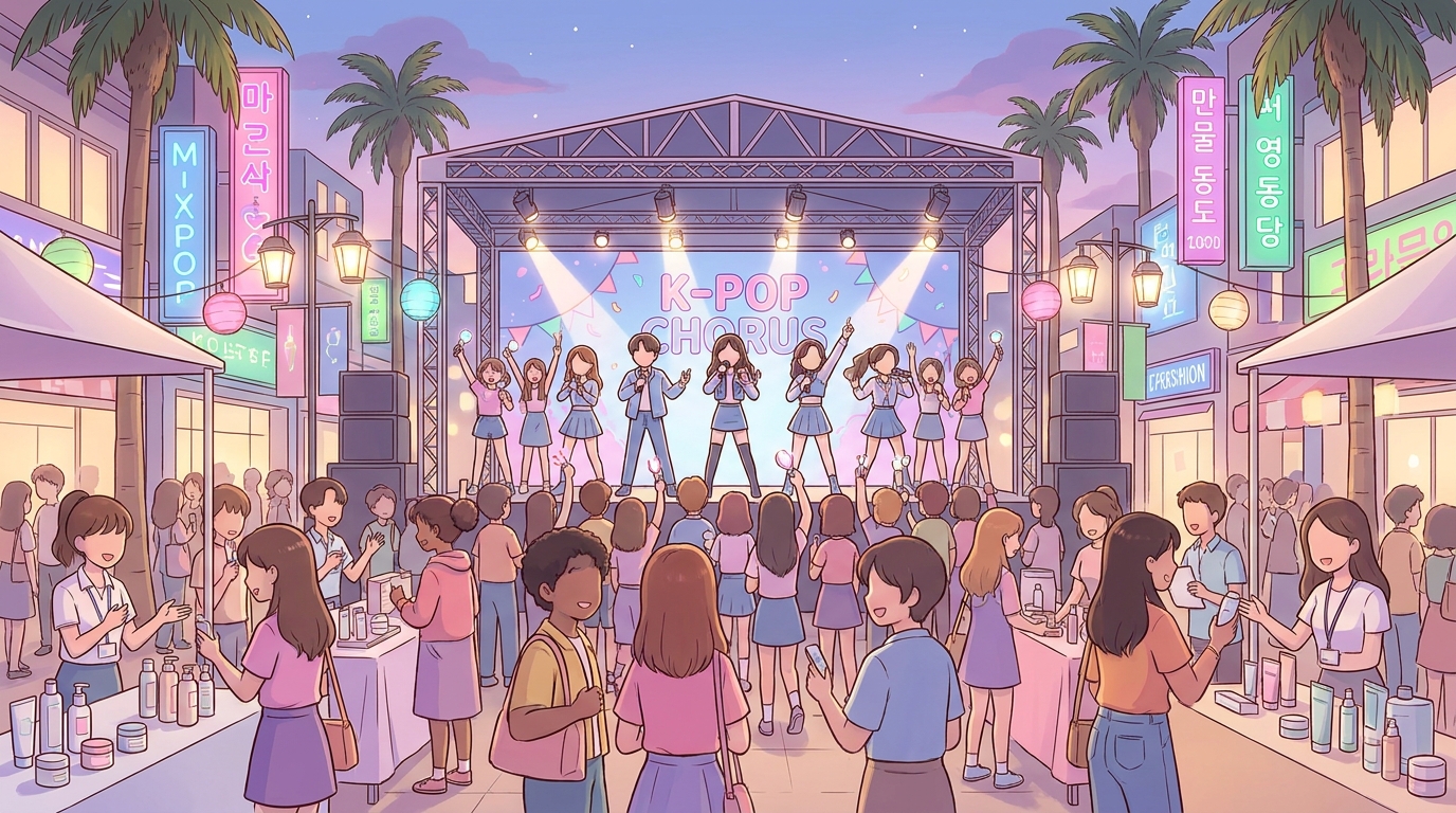 OLIVEYA LA FESTA LAUNCHES WITH K-POP CHORUS AND COSMETICS!