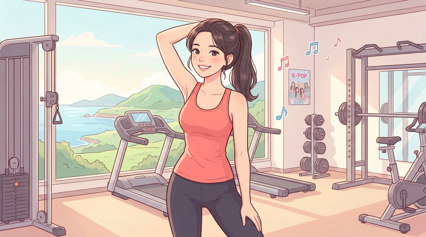 Jeong Chae Shows Off Perfect S-Line in Sports Clothes