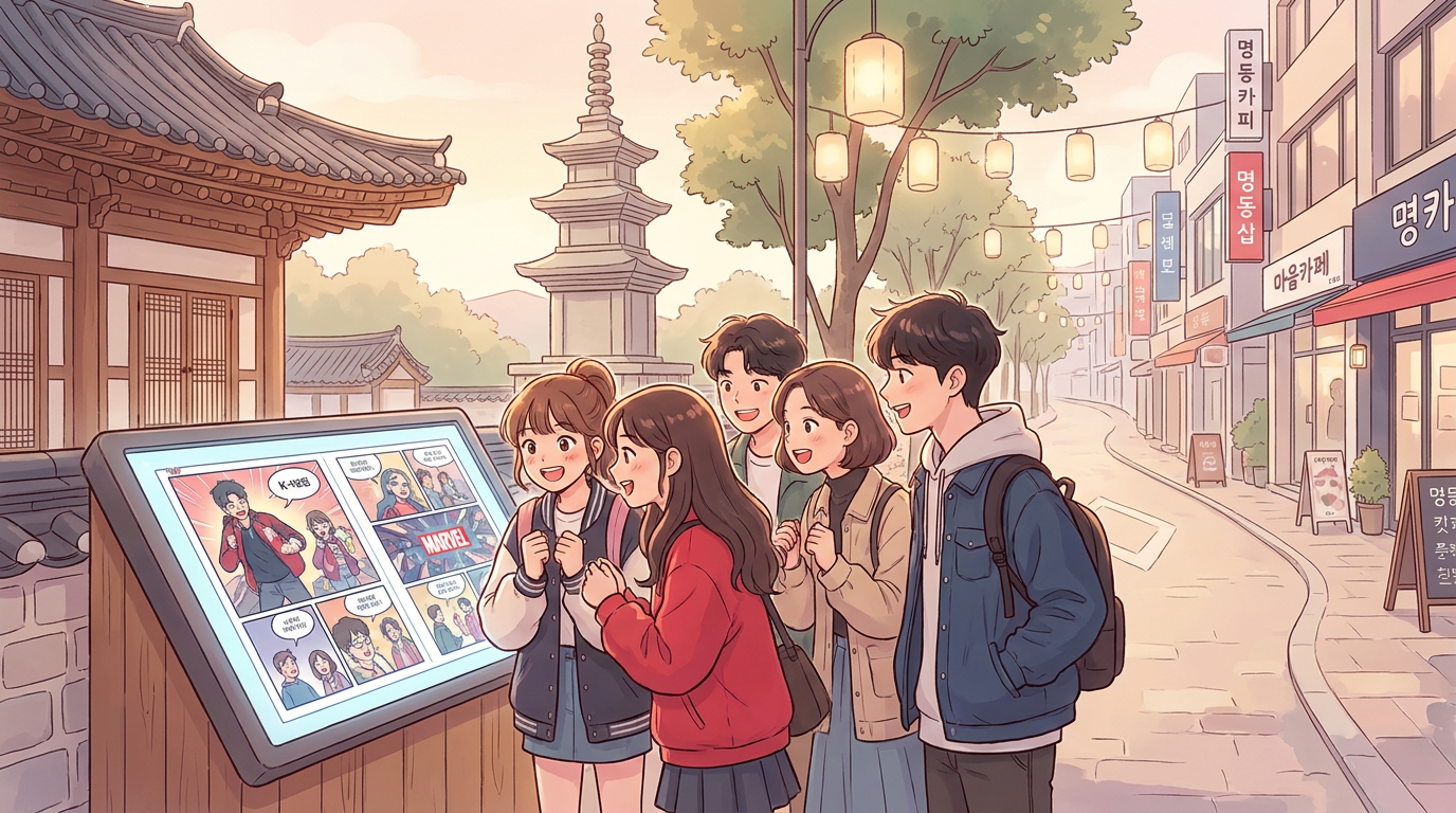 K-Content Wave Reaches South America: Marvel Adopts K-Webtoon