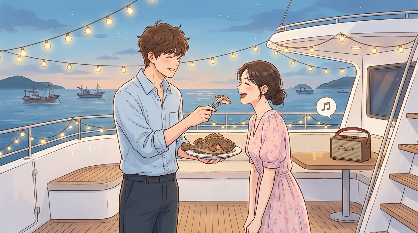 Kim Sung-su and Park So-yoon's Romantic Date in Mokpo