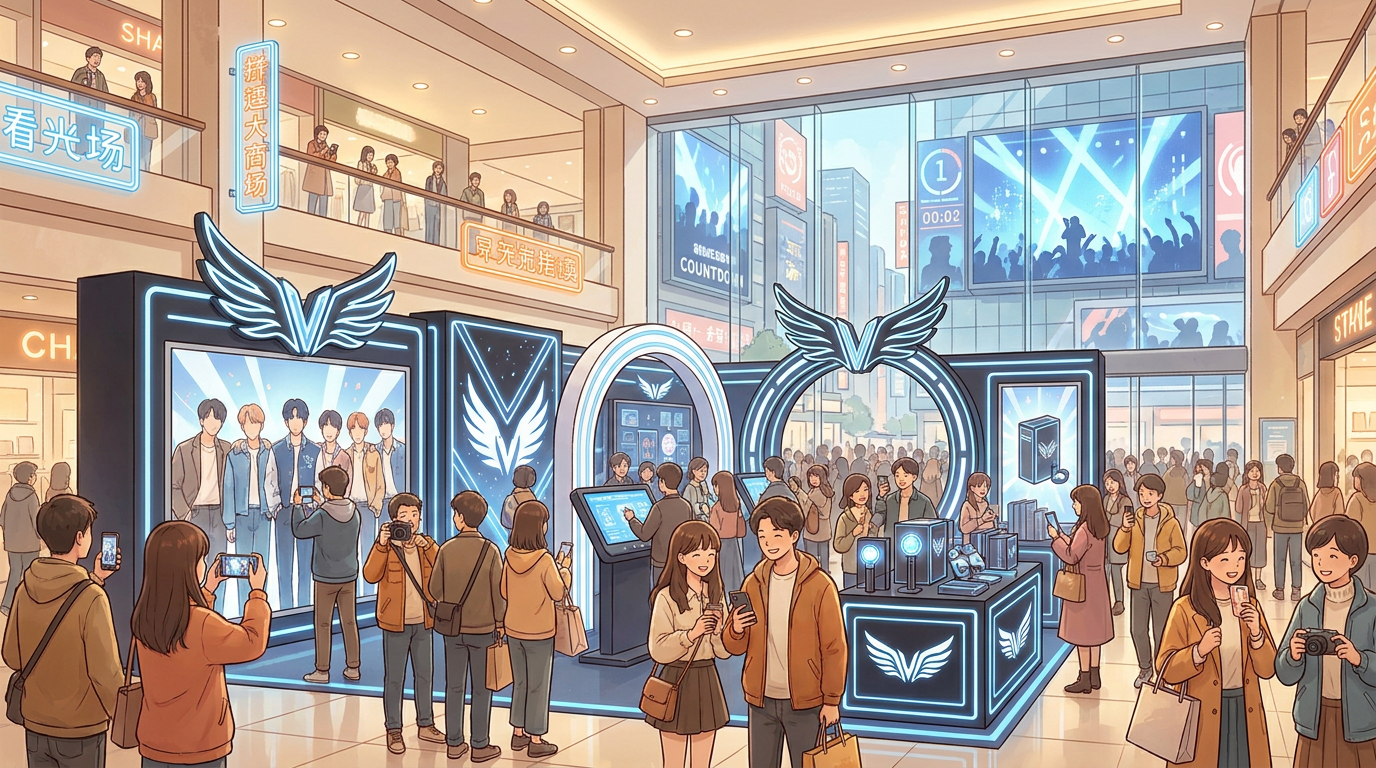 WayV's Pop-Up Success in Chinese Shopping Malls