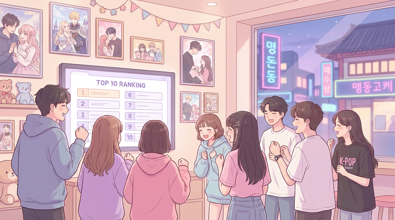 Kakao's Webtoon Hits Top 10 Globally, 'Middle-Aged Woman' Leads in Southeast Asia