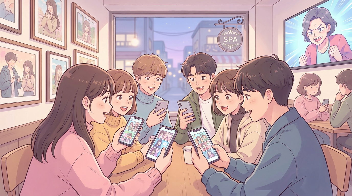 Kakao's Webtoon Hits Top 10 Globally, 'Old Lady' Dominates Southeast Asia