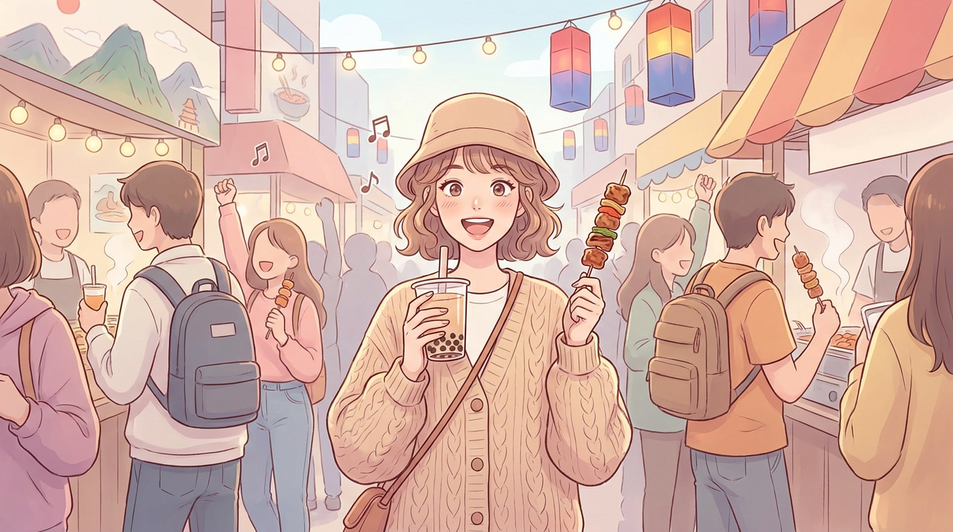 Irene Shares Her First Overseas Vlog: Bubble Tea and Kebab Tasting!