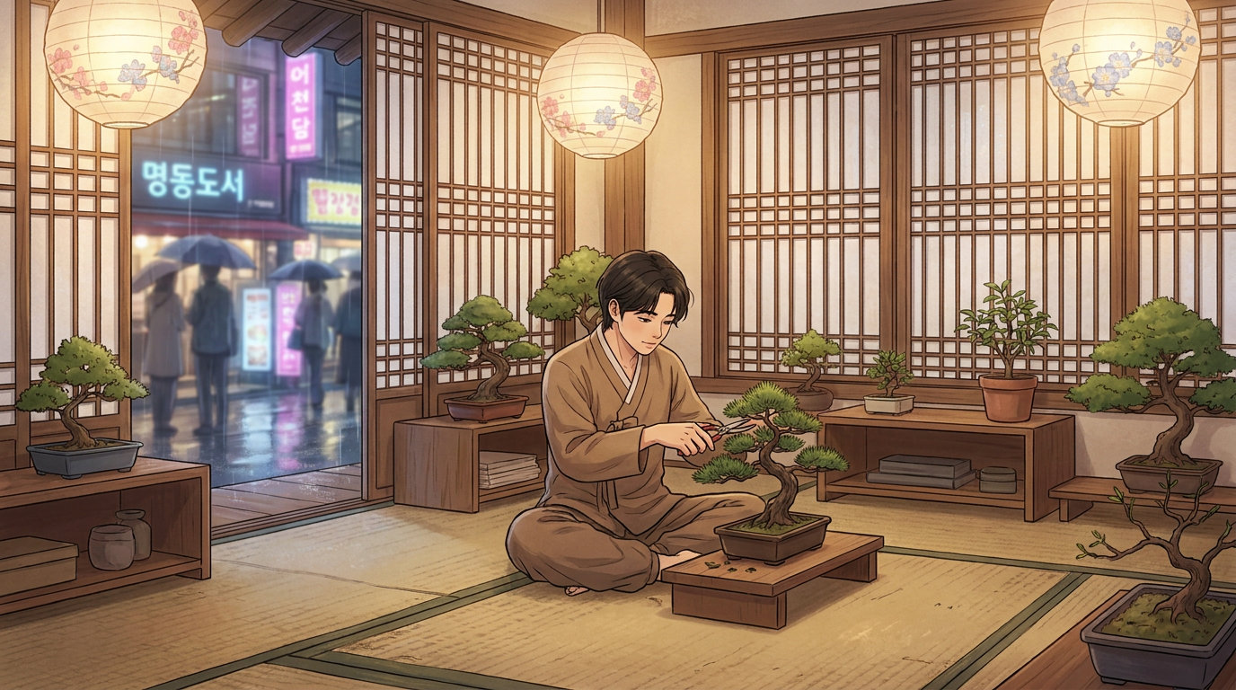 Shinee Minho's New Hobby: Crafting Bonsai Trees
