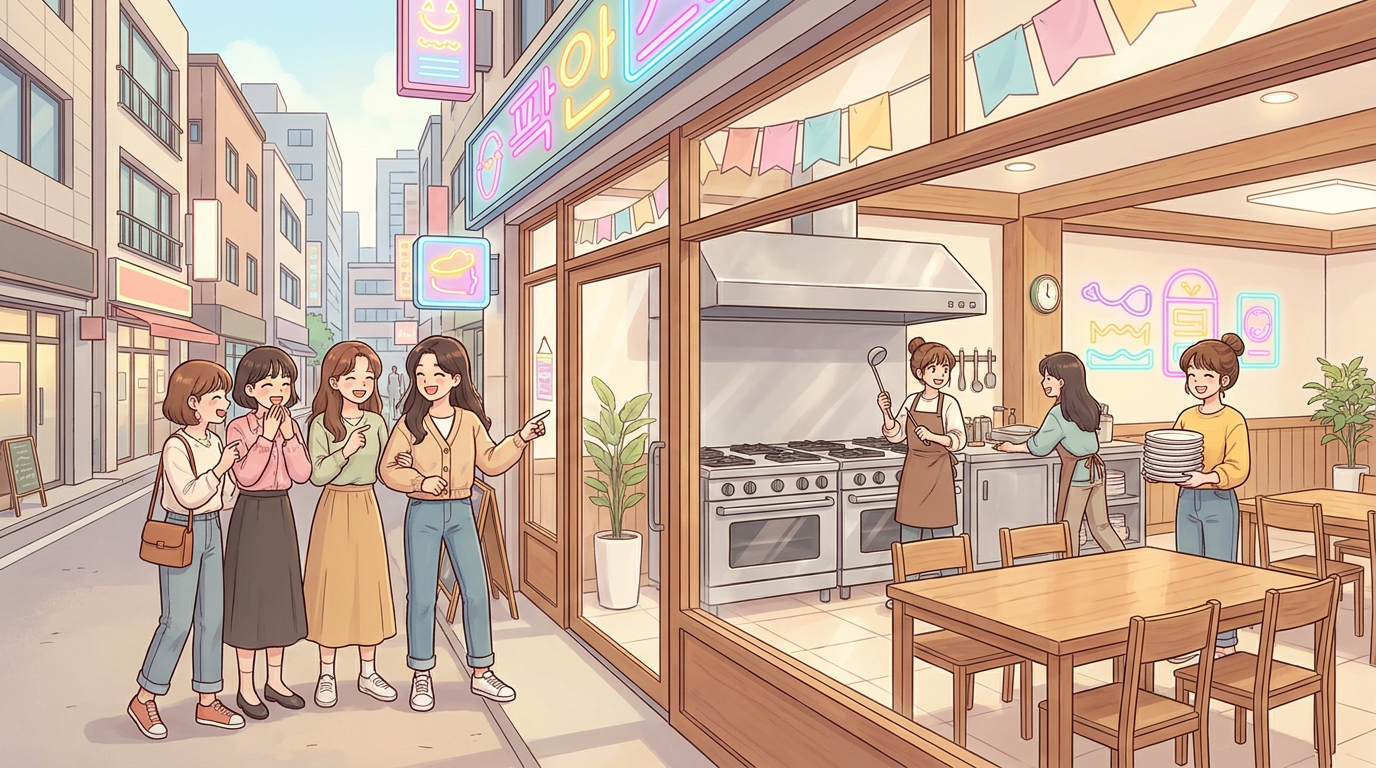 Earth Arcade's 'Space Tteokbokki' Relocates to Seoul, Unveils New Menu!