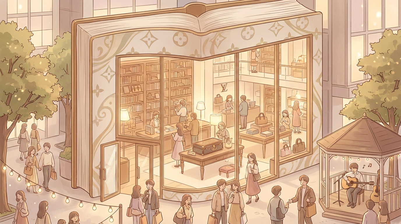 Louis Vuitton's Seoul Store Becomes a Library?