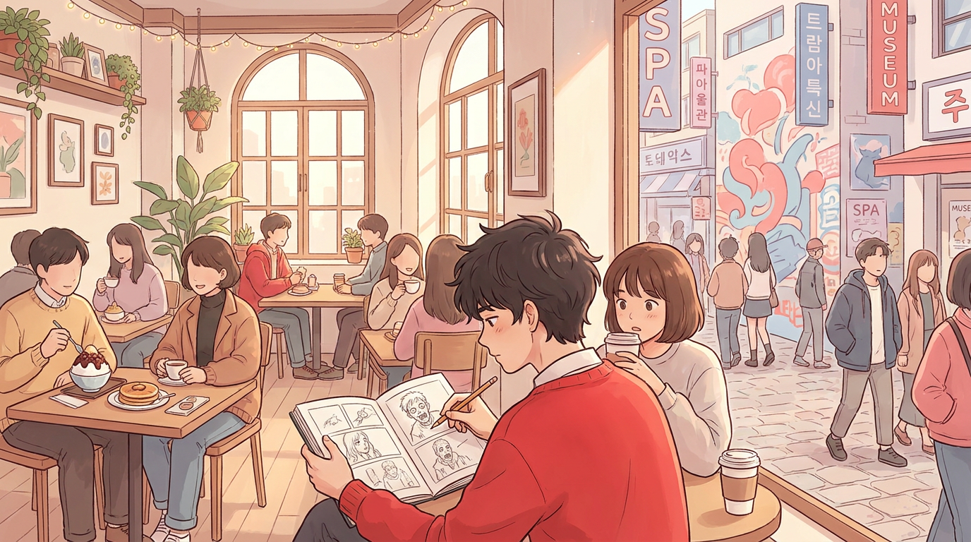 Webtoon 'Joo-hak' Creator Shares Thoughts on Zombie Genre in LA