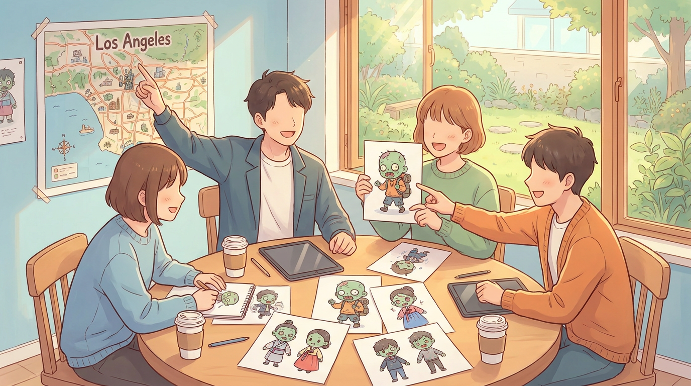 Webtoon Author Shares Thoughts on Zombie Genre in LA