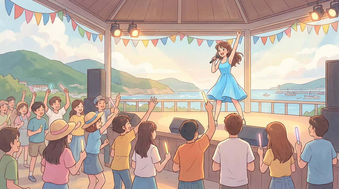 Miss Kim Brings Summer Vibes to Yeosu’s ‘National Song Contest’