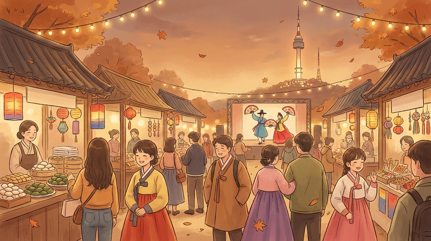 Korea's Fall Festival Becomes a Tourist Attraction