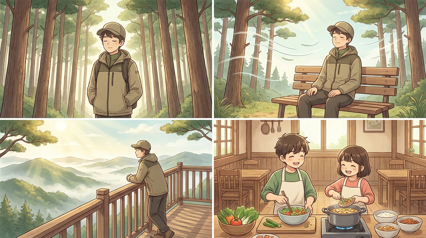 An Actor Explores Korea’s Refreshing Pine Forests
