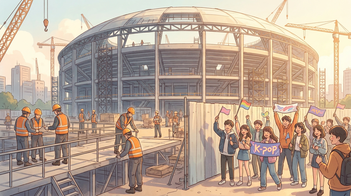 Daegu to Build 20,000 Seat Dome for Year-Round Concerts
