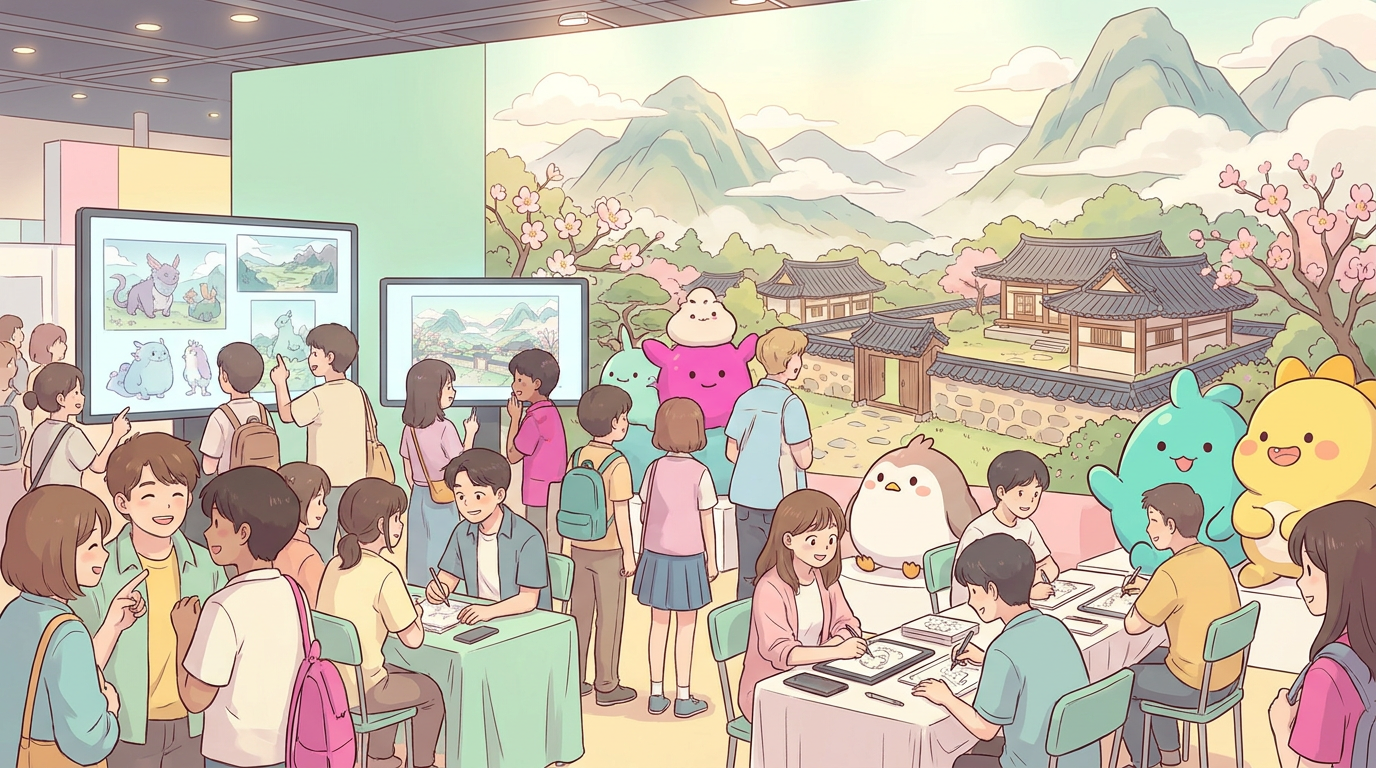 Naver Webtoon Enters 3rd Year at NYC Comic-Con with 'Porgland'
