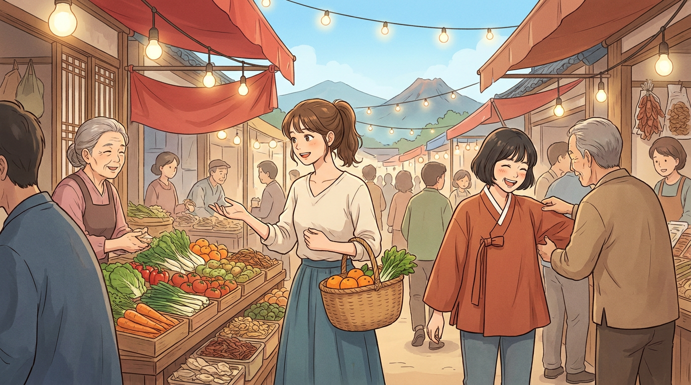 Yuri Returns to Jeju in 'My Home Alone'! Meet the Market Princess
