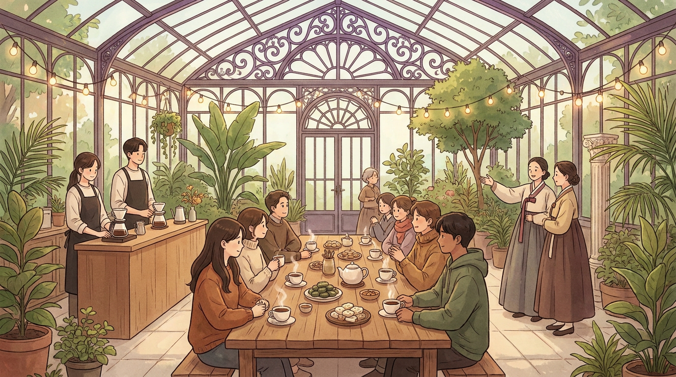 Cafe Concert at Changgyeong Palace Greenhouse Celebrates Coffee and Culture