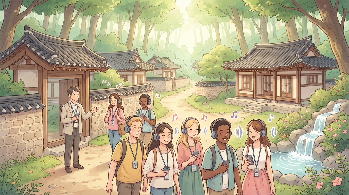 Park Bo-gum Leads 100 Foreigners on Sound Journey