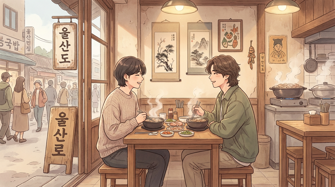 Joon and Kwotube Explore Ulsan’s Classic Dishes in 'Jeon Hye Won Plan 4'