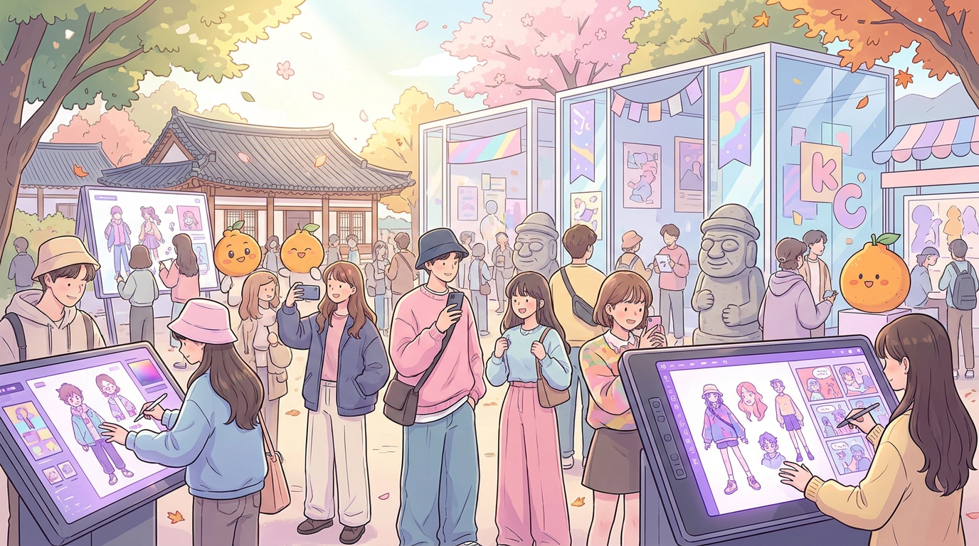 Naver Webtoon Teams Up with Marvel and Anime: K-Content Shines at NYC Comic-Con