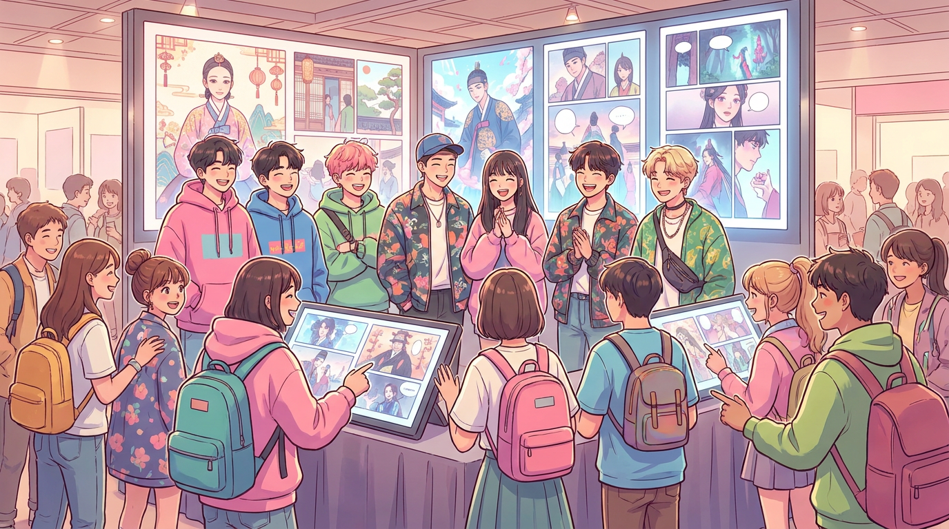 Korean Webtoon Artists Shine at US Comic Con