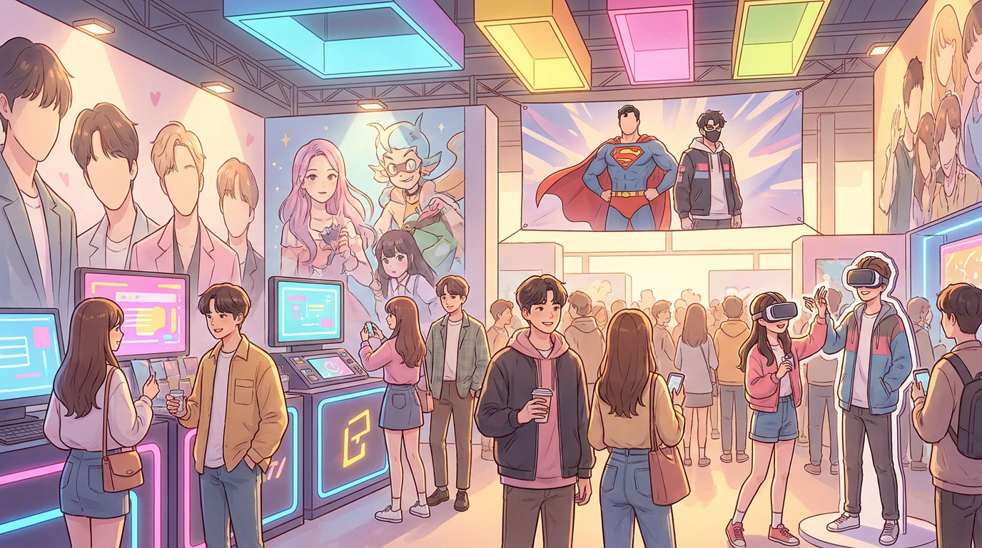 Naver Webtoon Teams Up with Marvel and Anime: K-Content Shines at NYC Comic-Con