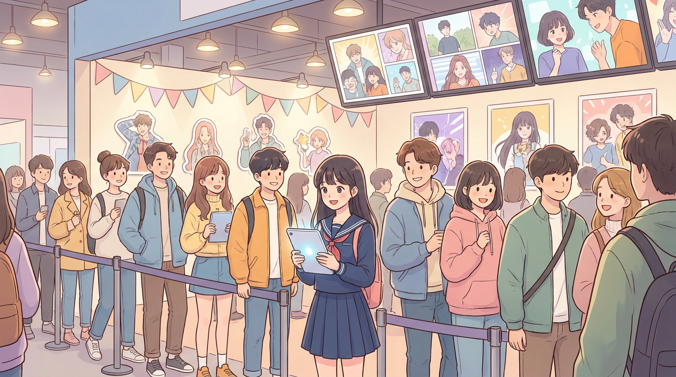 K-Webtoon Fans Queue Up at NYC Comic-Con