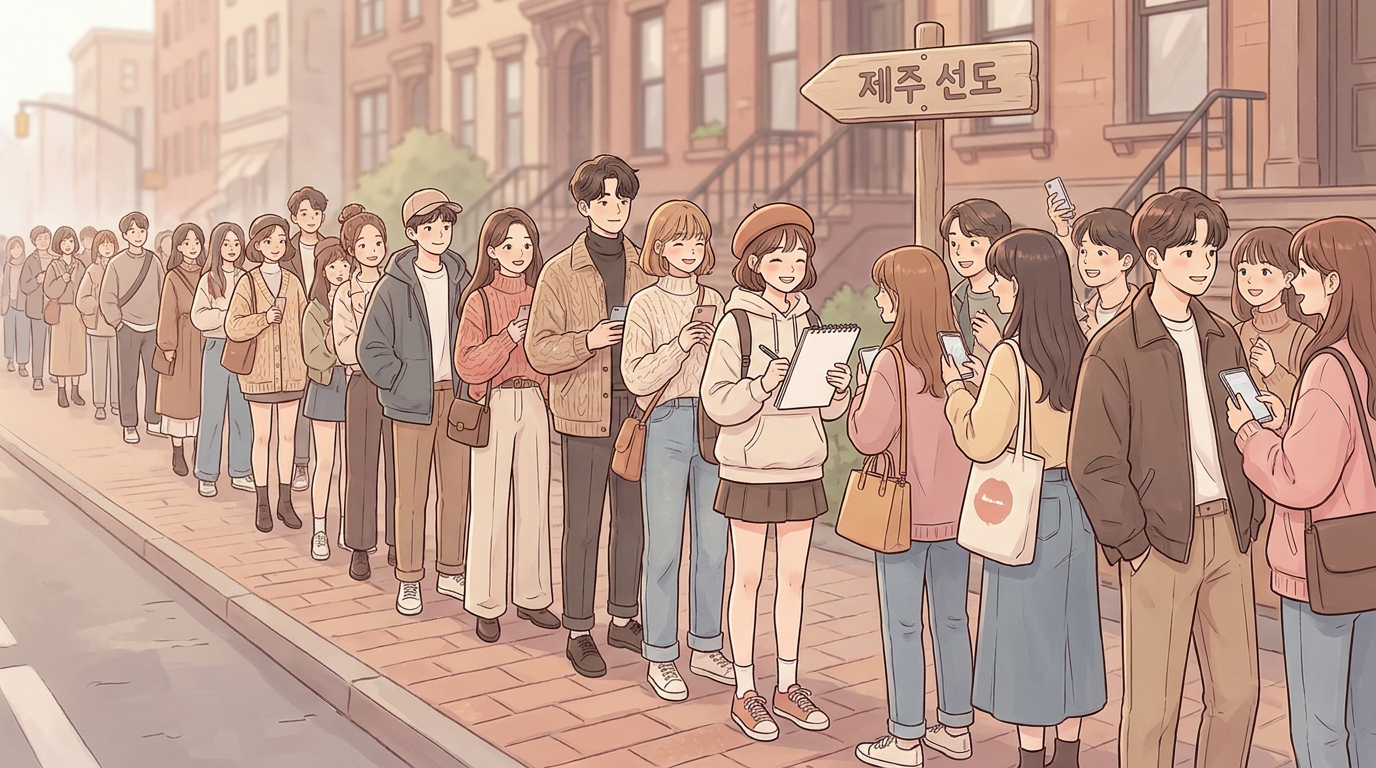 Korean Webtoon Artist's Signing Event Draws Long Lines in NYC