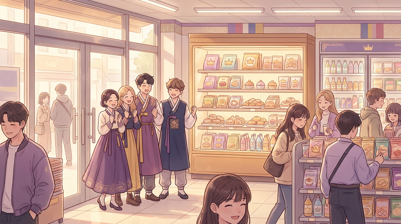 Royal Webtoon Meets Convenience Store: E-Mart24 Collaborates
