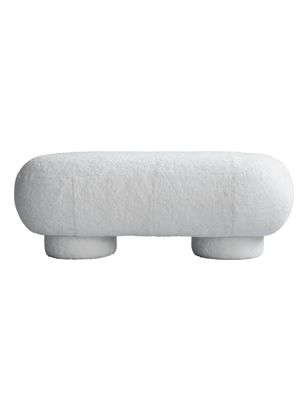 Big Foot Bench - Sheepskin