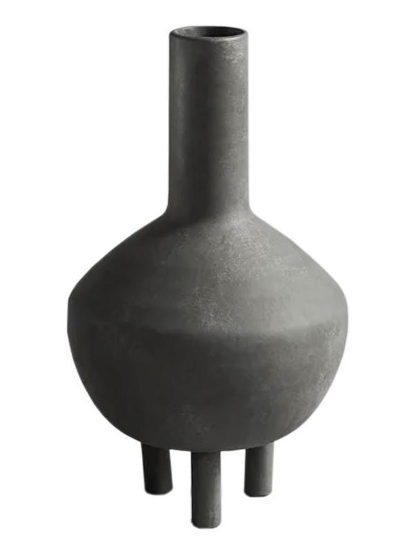 Duck Vase - Fat / Dark Grey