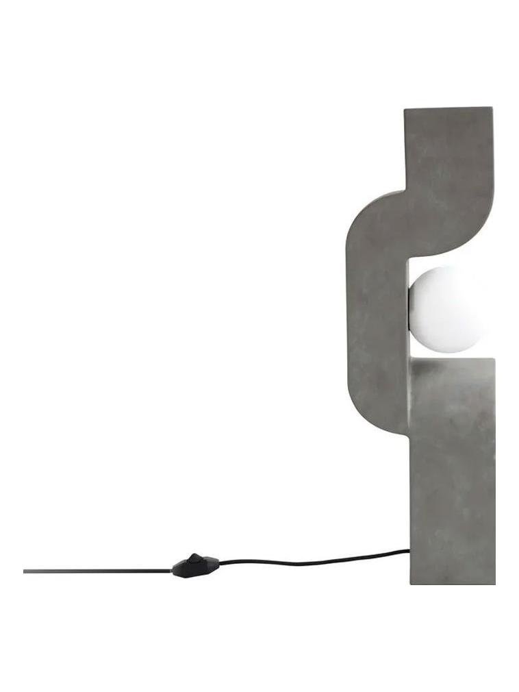 Sitting Man Big - Dark Grey Floor Lamp