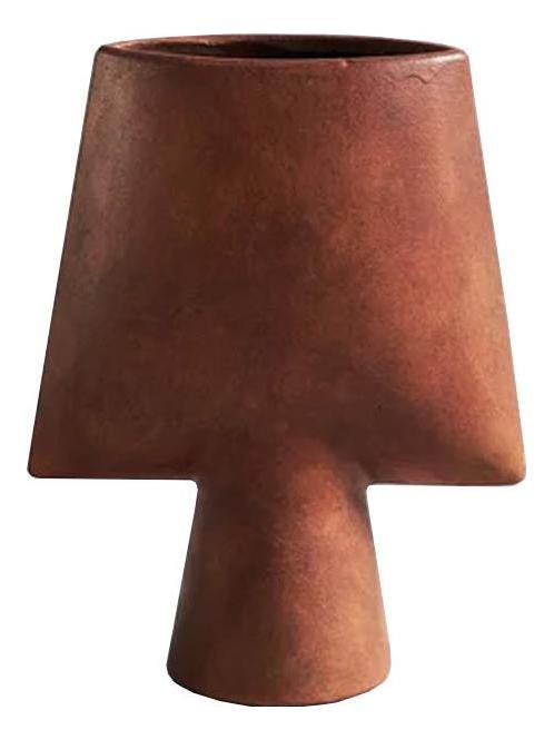 Sphere Square Vase - Mini, Terracotta