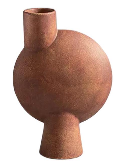 Sphere Vase Bubl - Medio, Terracotta