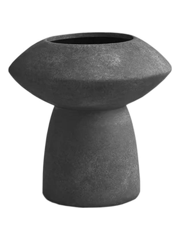 Sphere Vase, Fat - Dark Grey