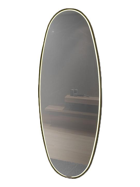 Onix Oval Mirror With Internal Frame LED Strip