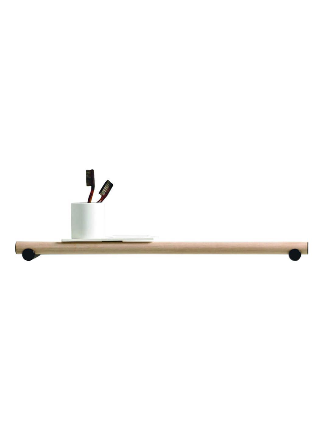 Dot Line Collection Towel Holder - Natural Oak