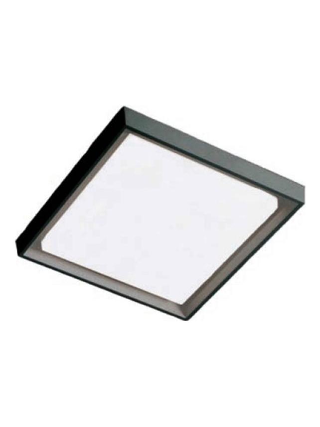 Zafferano Alu square led ceiling lamp 30W
