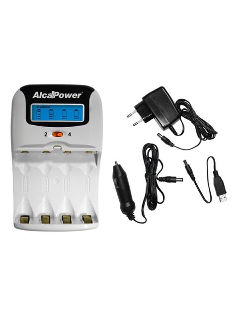 Battery charger with LCD screen for Ni-MH batteries