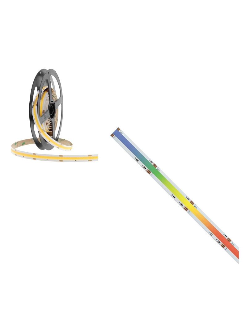 RGB COB LED Strip 5M 15W/m 12V Dimmable IP65
