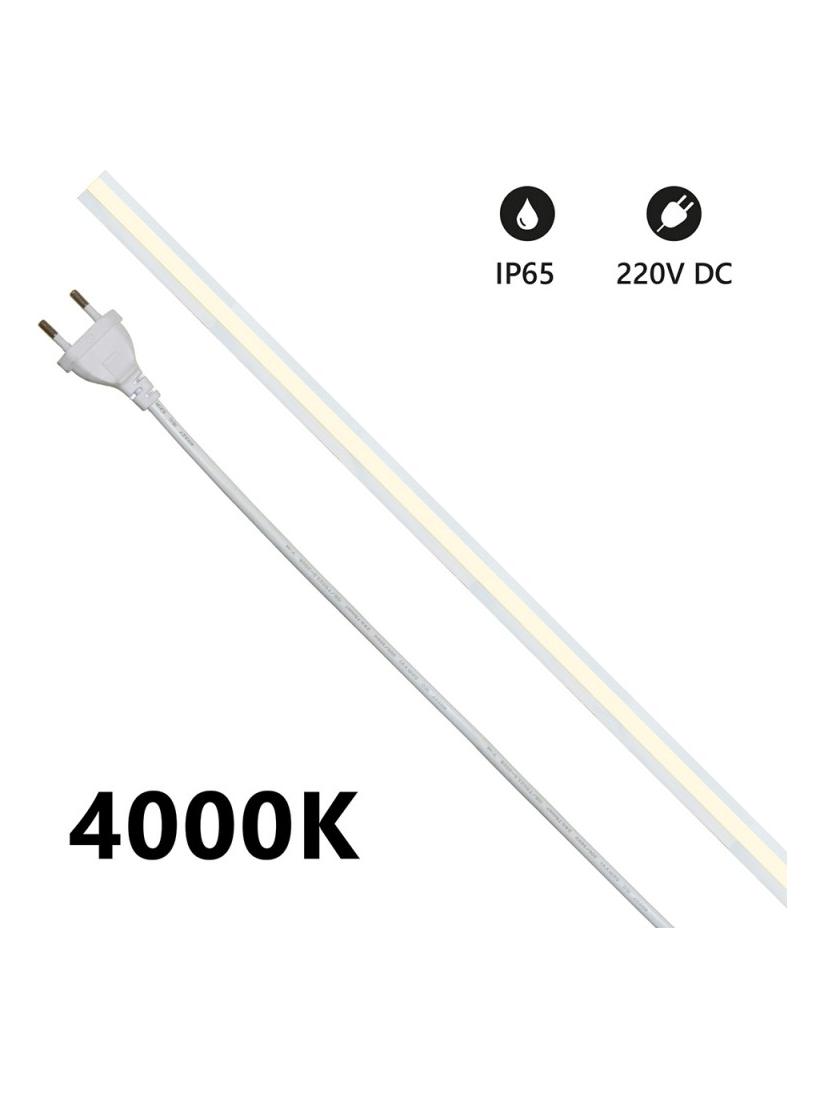 Strip LED COB Milky 5M 14W/m 220V IP65 dimmerabile