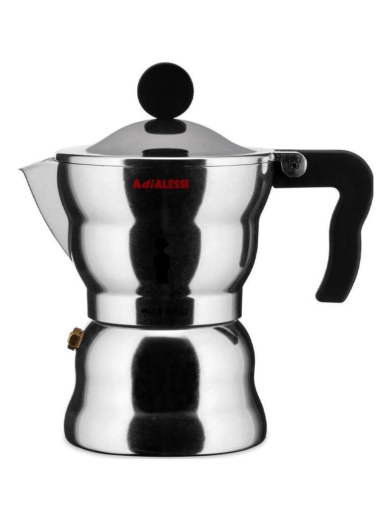 Moka Alessi 3 Tazza-H16,4 x ø 9,6 cm