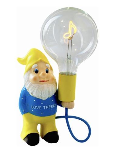 I Viaggi di Elio Dwarf Table Lamp in Ceramic with Decorative Filament