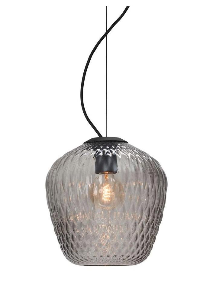 Blown Suspension Lamp - Silver